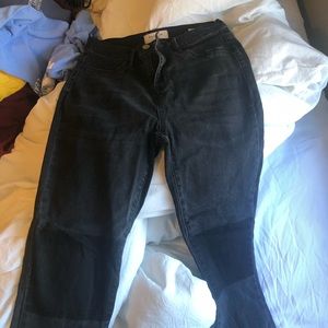 Pacsun black jeans with patch